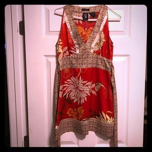 Dressy satin tank top